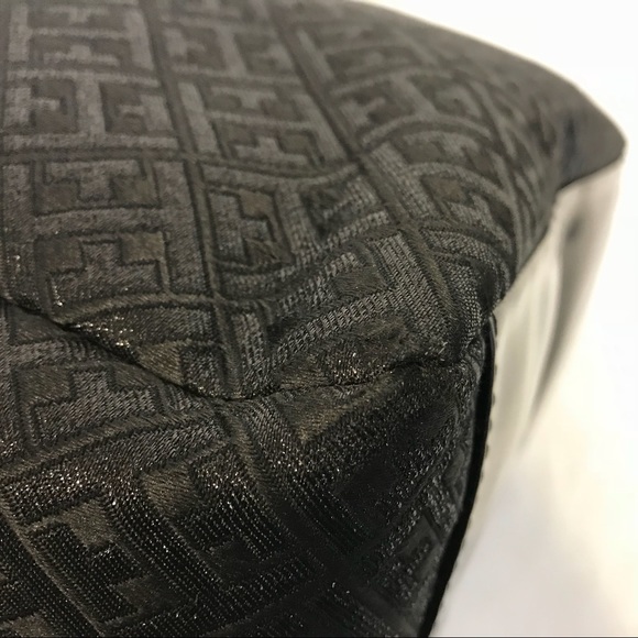 Tommy Hilfiger Black Purse Jacquard Shoulder Bag - Picture 6 of 8